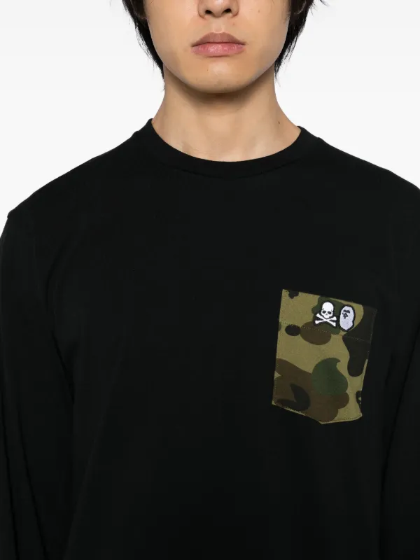 Mastermind Japan x Bape ロゴ Tシャツ | ブラック | FARFETCH JP