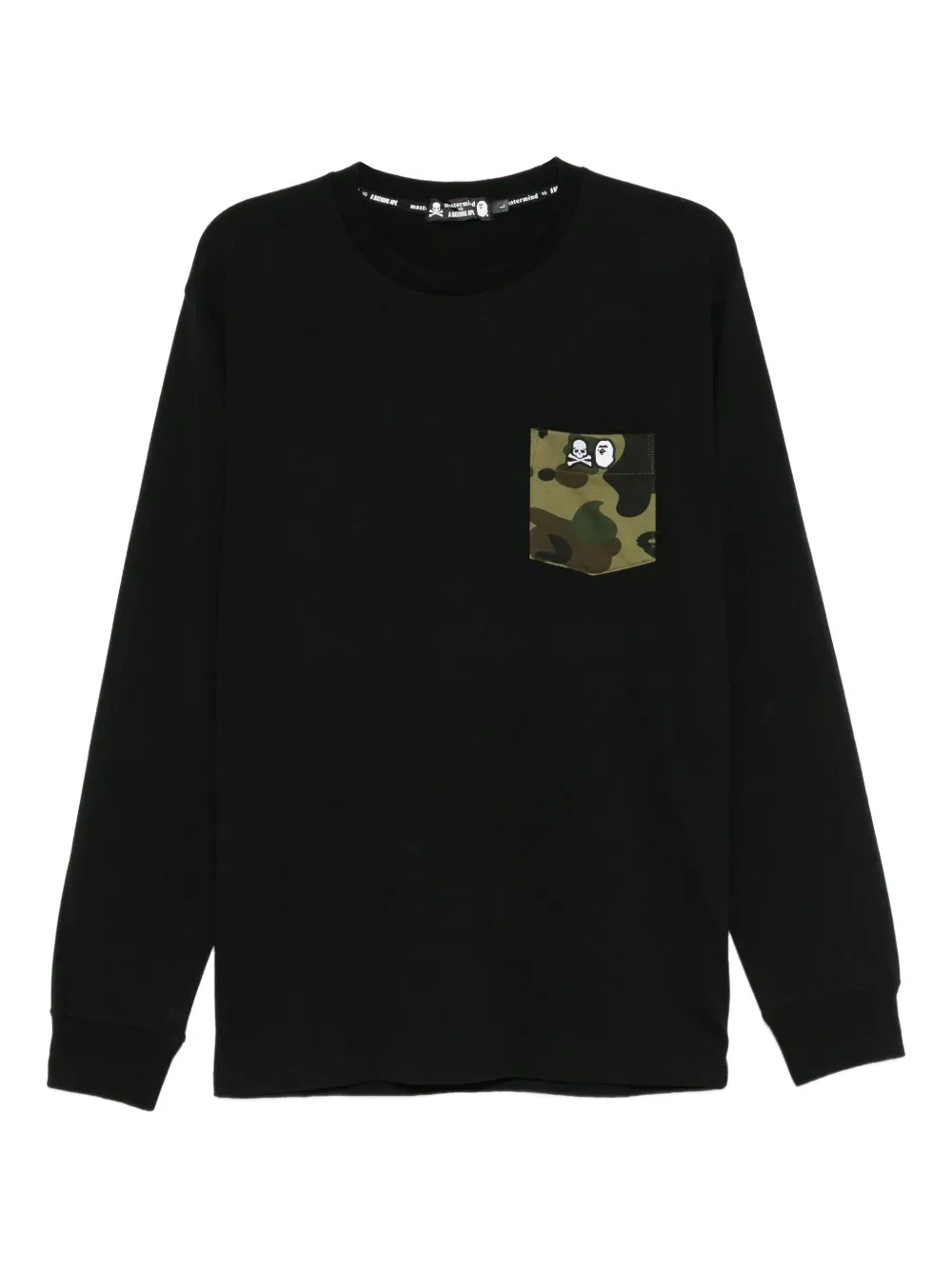 x Bape logo patch pocket T-shirt