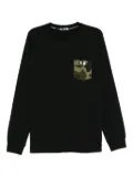 Mastermind Japan x Bape logo patch pocket T-shirt - Black