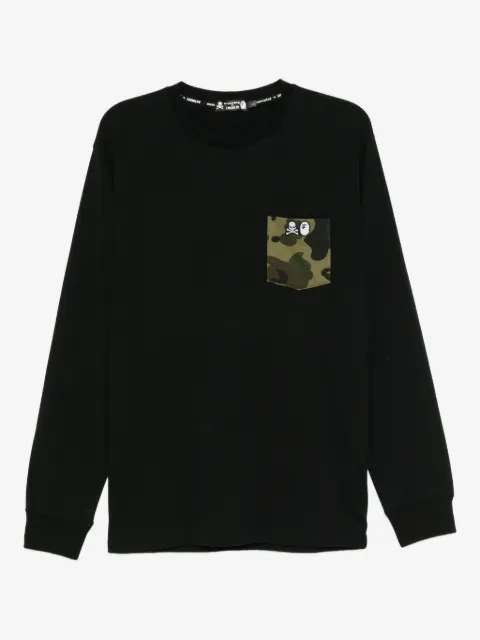 Mastermind Japan x Bape logo patch pocket T-shirt
