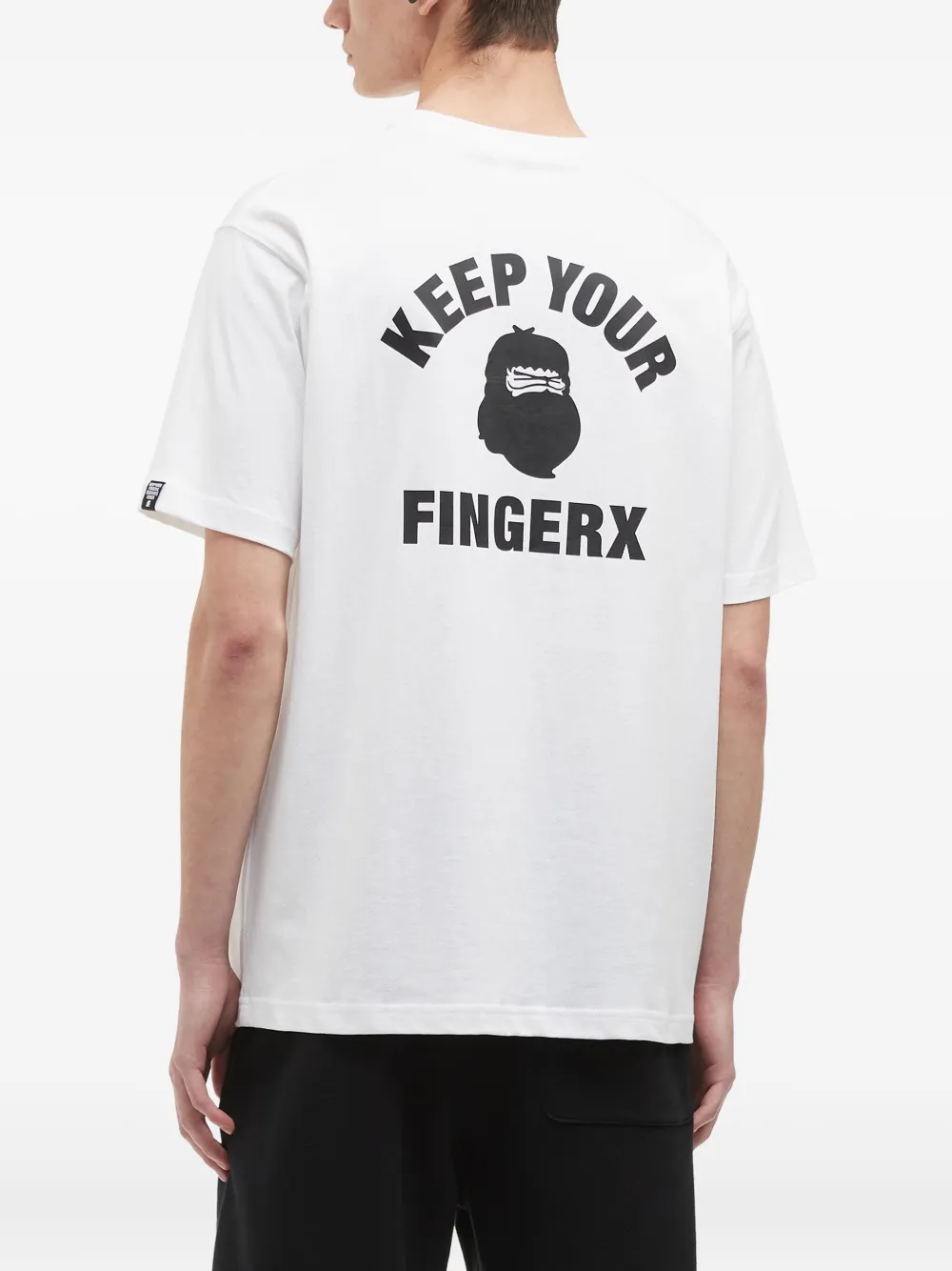 Fingercroxx Graphic-print T-shirt In White