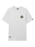 FINGERCROXX embroidered-logo T-shirt - Grey