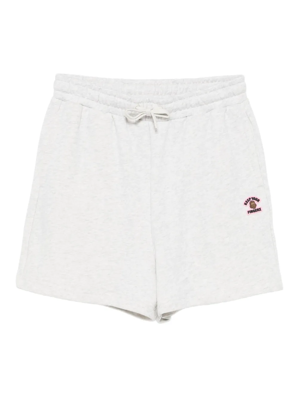 FINGERCROXX logo motif short | Grey | Image 1