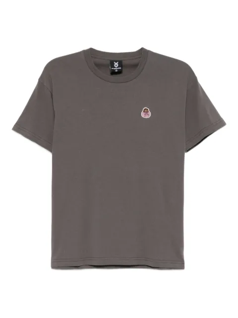 FINGERCROXX embroidered-logo patch T-shirt