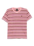 FINGERCROXX horizontal-striped T-shirt - Pink