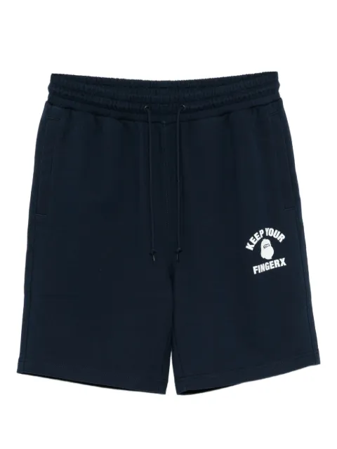 FINGERCROXX logo-print shorts