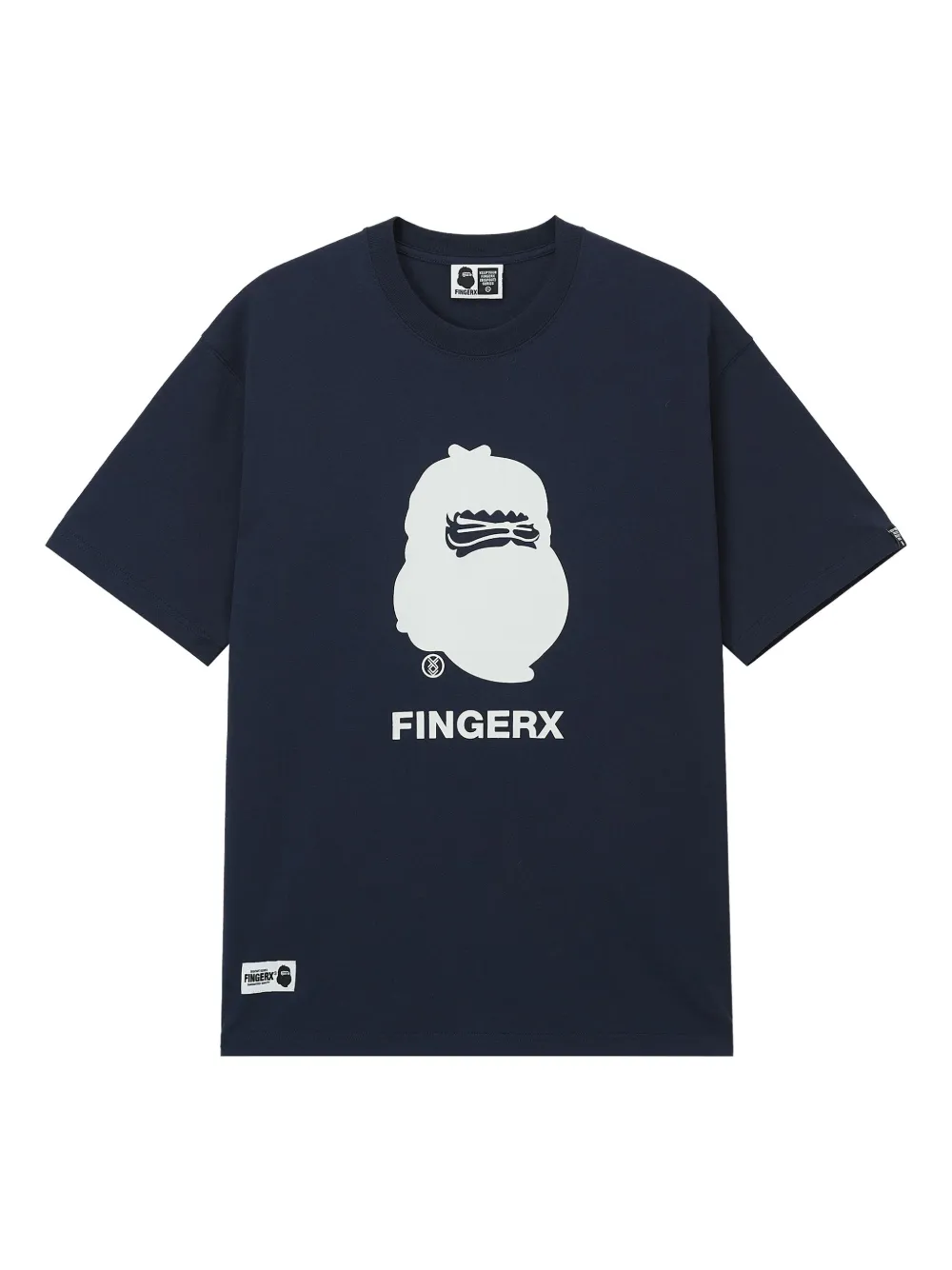 FINGERCROXX graphic-print T-shirt | Blue | Image 1