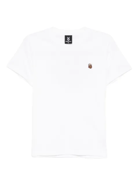 FINGERCROXX embroidered-logo patch T-shirt