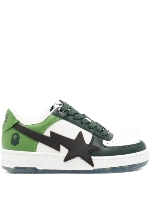 【新品】BAPE STA スニーカー ホワイト/イエロー/グリーン/ブラック A BATHING APE® Bape Sta スニーカー | グリーン | FARFETCH JP