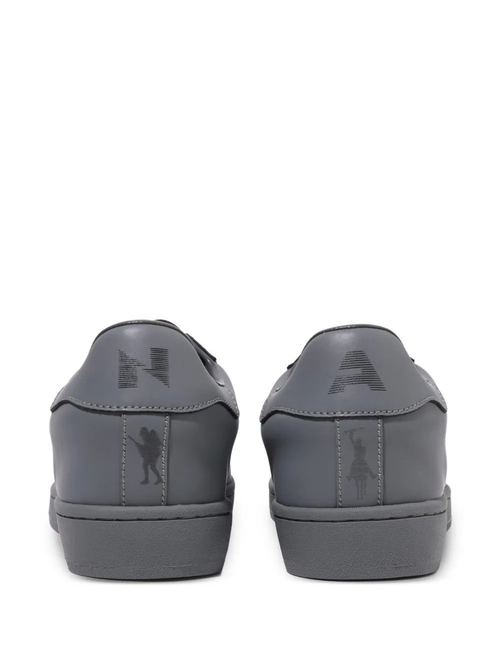 A BATHING APE x NBHD Skull low-top sneakers Grey