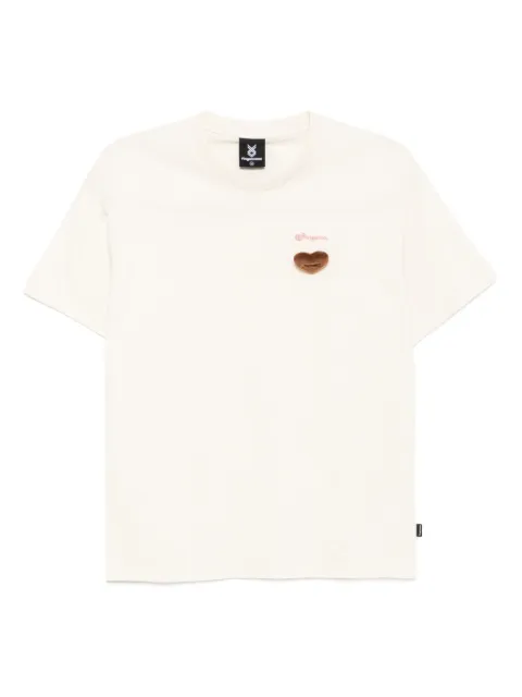 FINGERCROXX logo-embroidered T-shirt