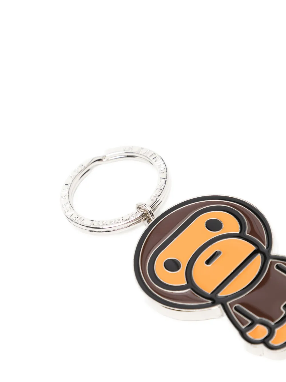 A BATHING APE Baby Milo sleutelhanger Bruin