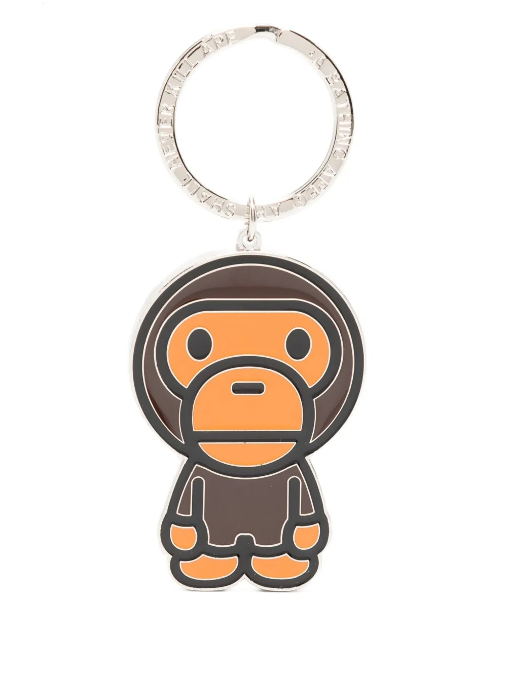 A BATHING APE Baby Milo sleutelhanger Bruin