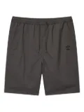 FINGERCROXX drawstring logo-patch shorts - Grey