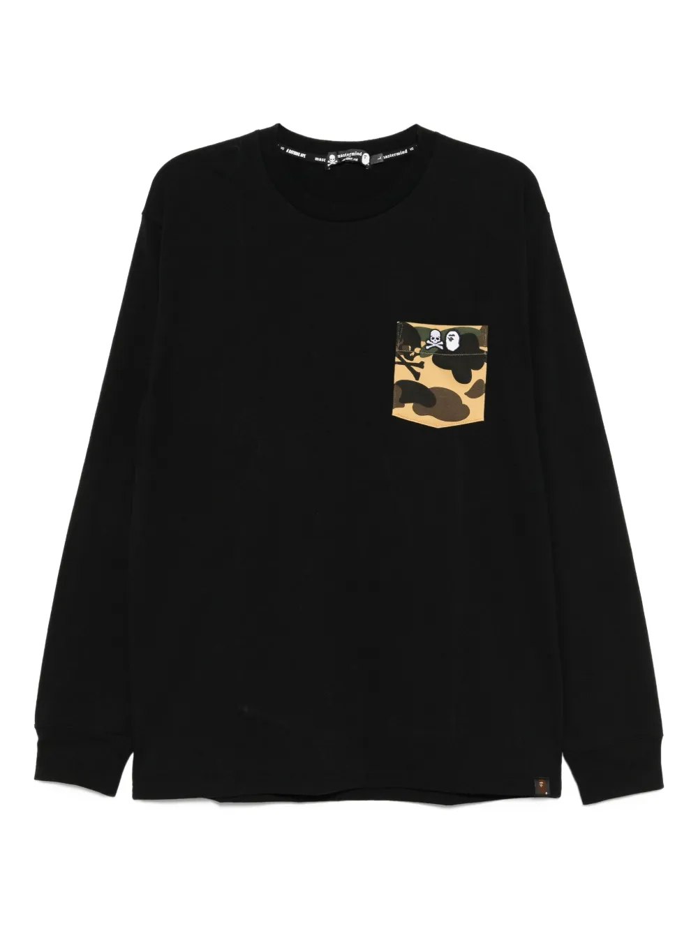 x Bape logo patch pocket T-shirt