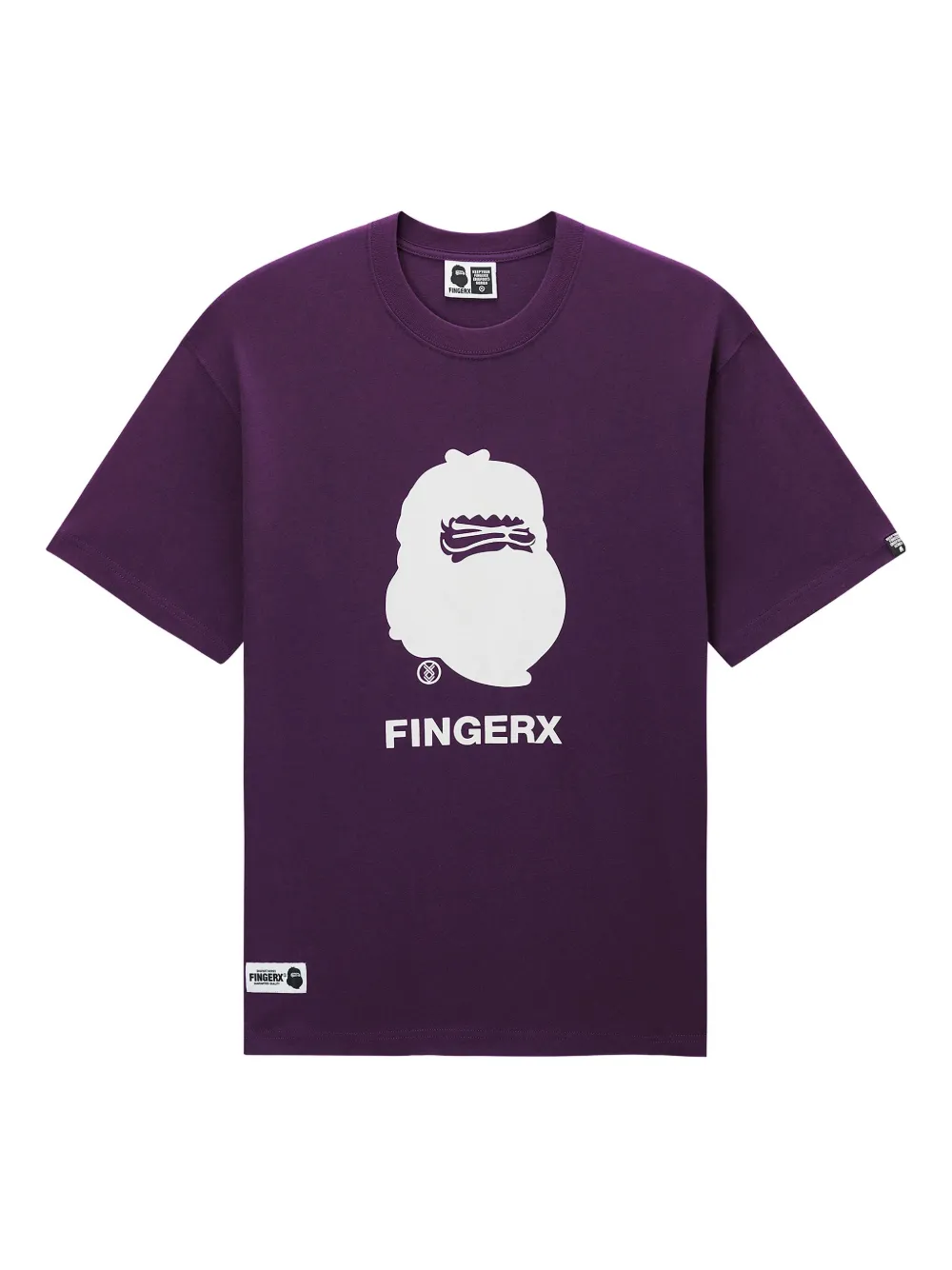 FINGERCROXX graphic-print T-shirt | Purple | Image 1