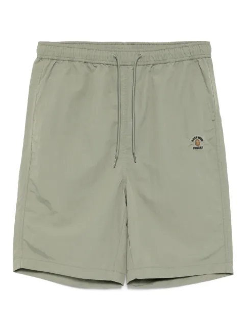 FINGERCROXX logo patched shorts