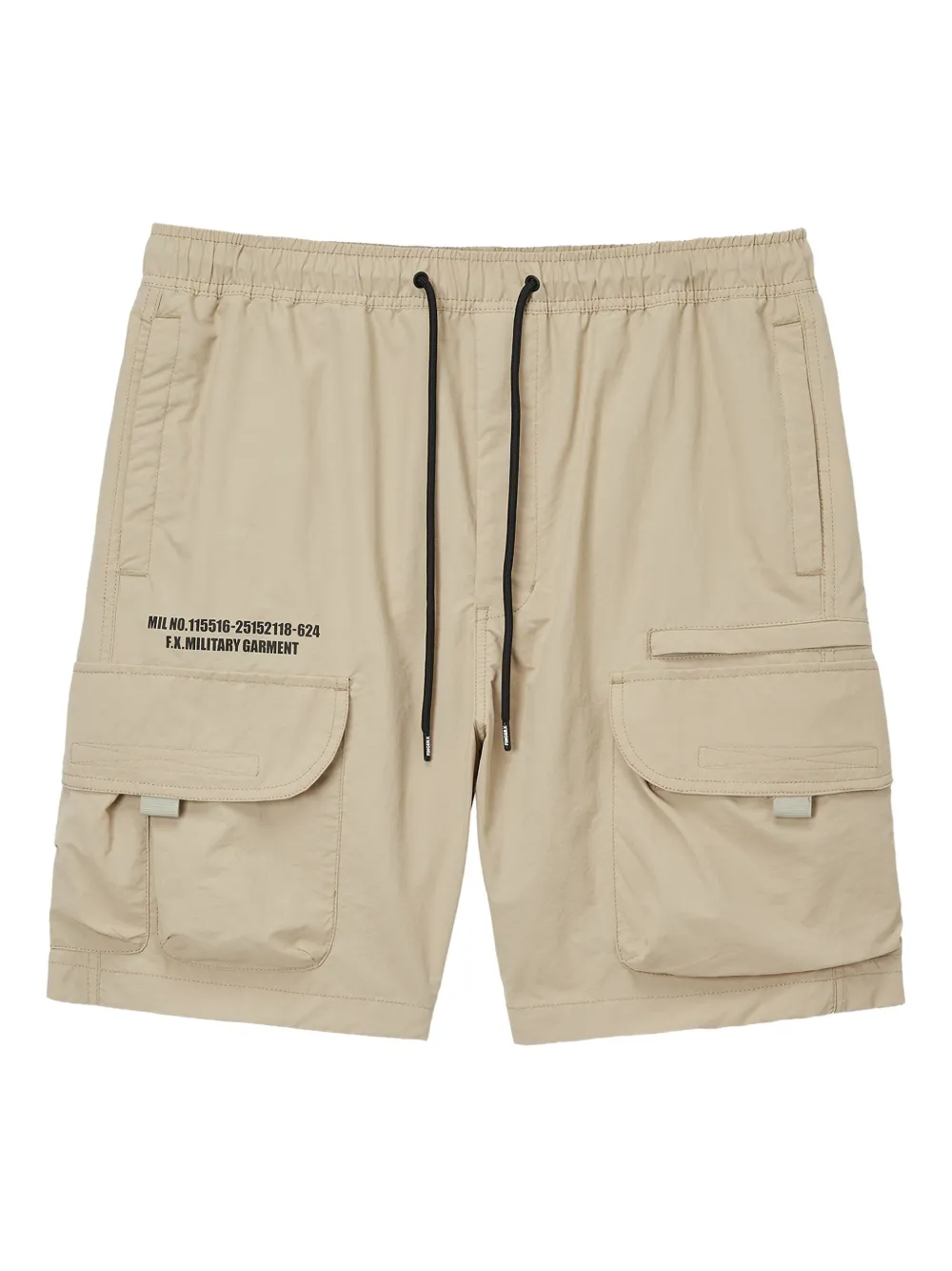FINGERCROXX drawstring-fastening cargo shorts | Neutrals | Image 1