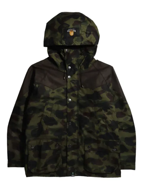 A BATHING APE® camouflage-pattern hooded jacket