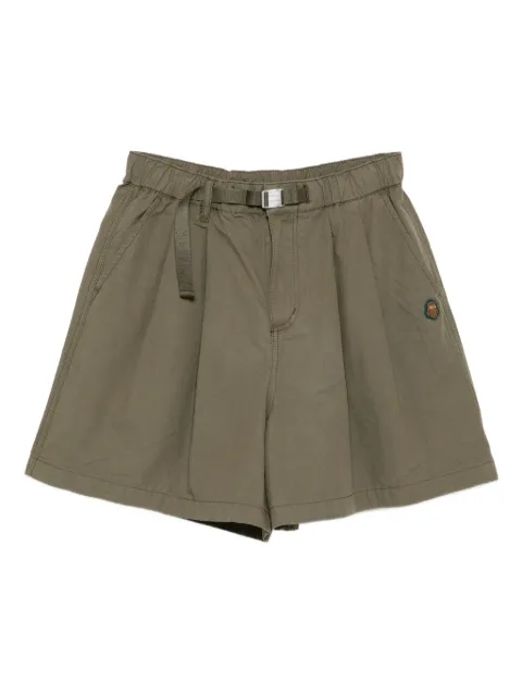 FINGERCROXX logo-patch shorts