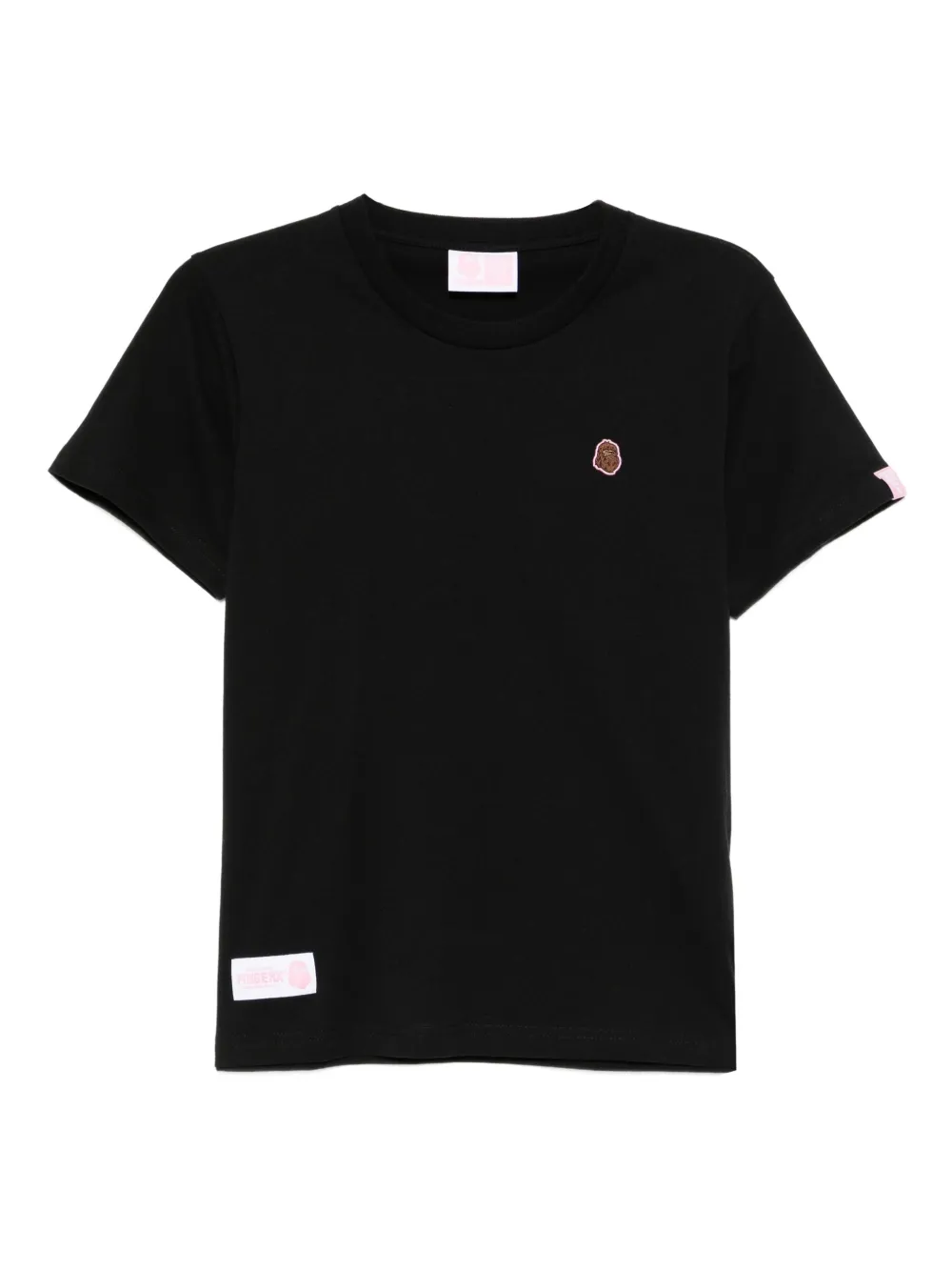 FINGERCROXX embroidered-logo patch T-shirt | Black | Image 1