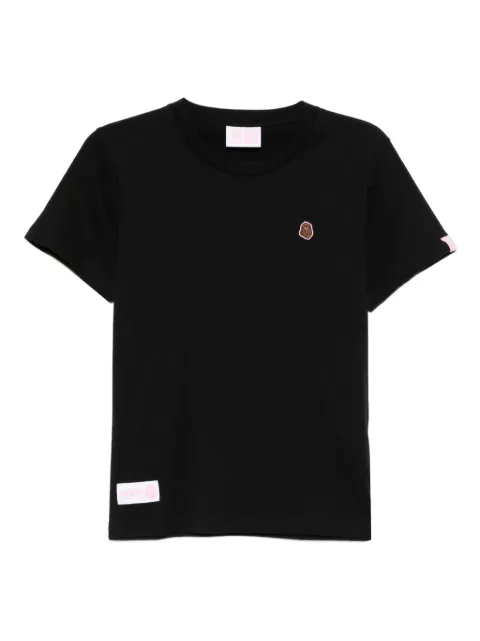FINGERCROXX t-shirt à patch logo brodé
