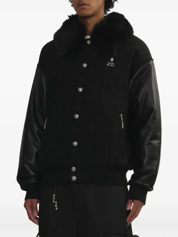 A BATHING APE® ボンバージャケット | ブラック | FARFETCH JP A BATHING APE® ボンバージャケット | ブラック | FARFETCH JP