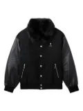 BAPE BLACK *A BATHING APE® trimmed-collar bomber jacket
