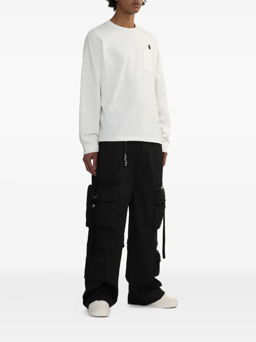 BAPE BLACK *A BATHING APE Cargo broek - Zwart
