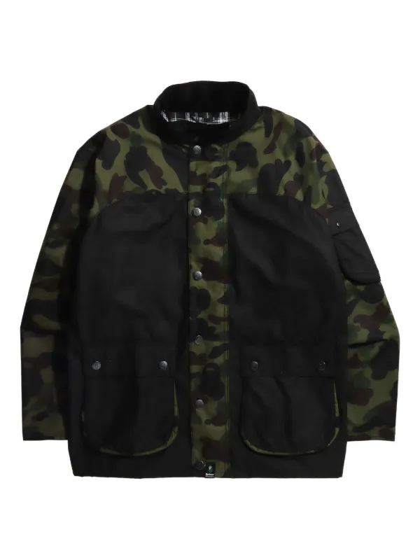 A BATHING APE カモフラージュジャケット A BATHING APE アベイシングエイプ 001HJA801008X 1ST カモ