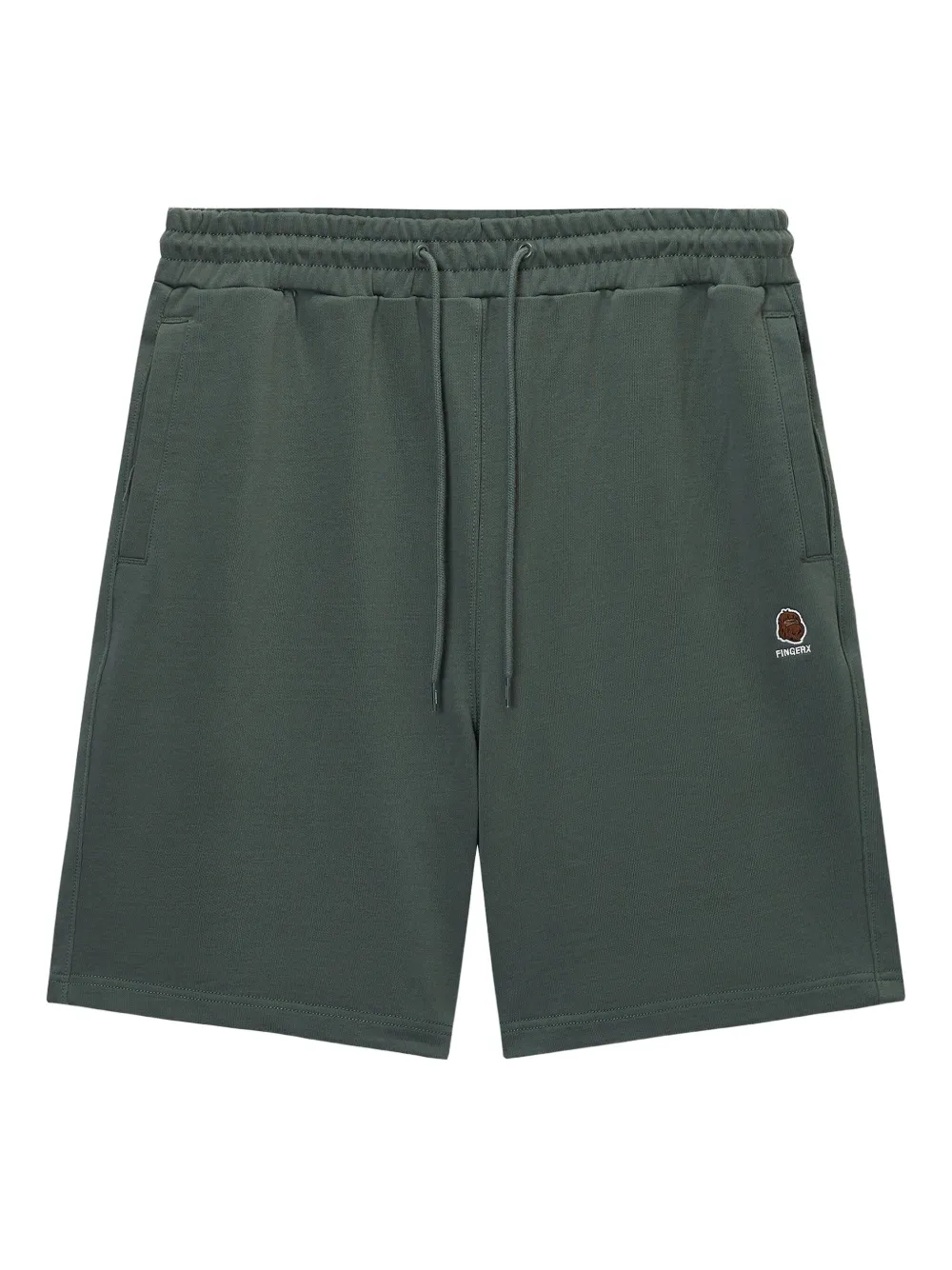 FINGERCROXX embroidered-logo drawstring shorts | Green | Image 1