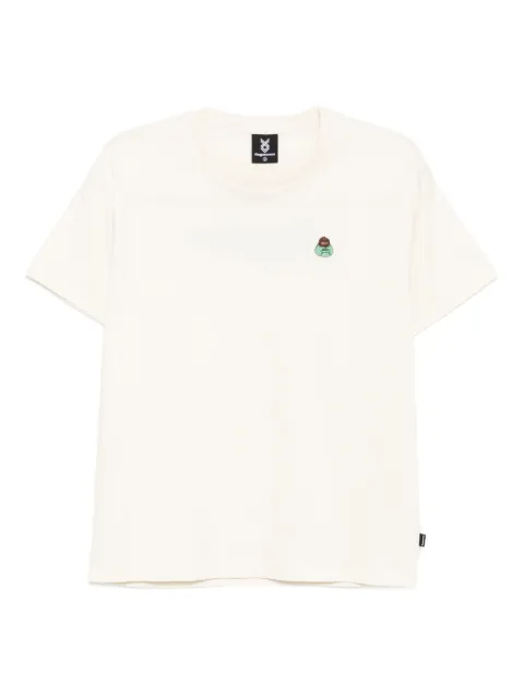 FINGERCROXX logo-embroidered T-shirt