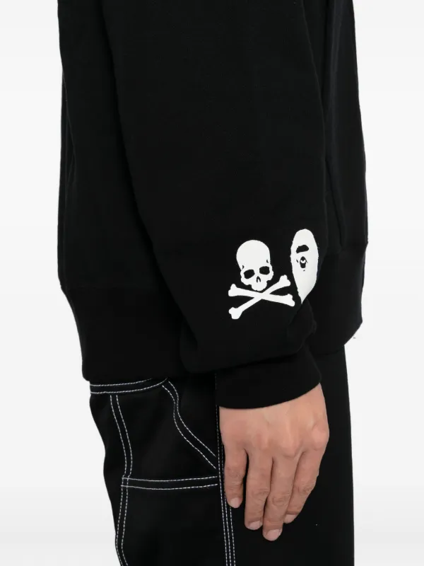 Mastermind Japan x Bape Panel Hoodie | Black | FARFETCH