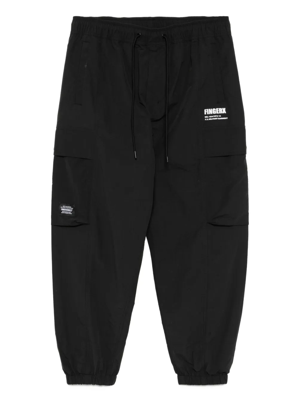 FINGERCROXX elasticated-waist trousers | Black | Image 1