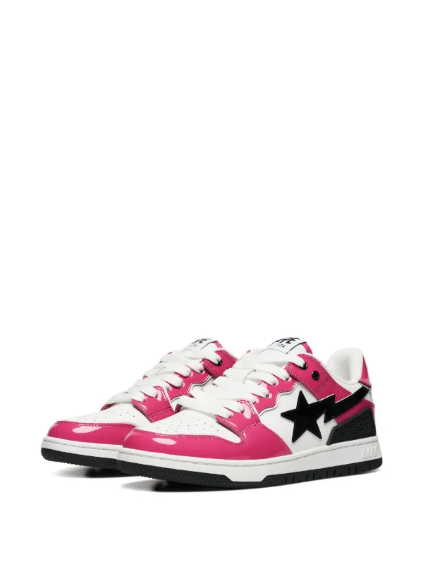 A BATHING APE® Sk8 STA #2 スニーカー | ピンク | FARFETCH JP