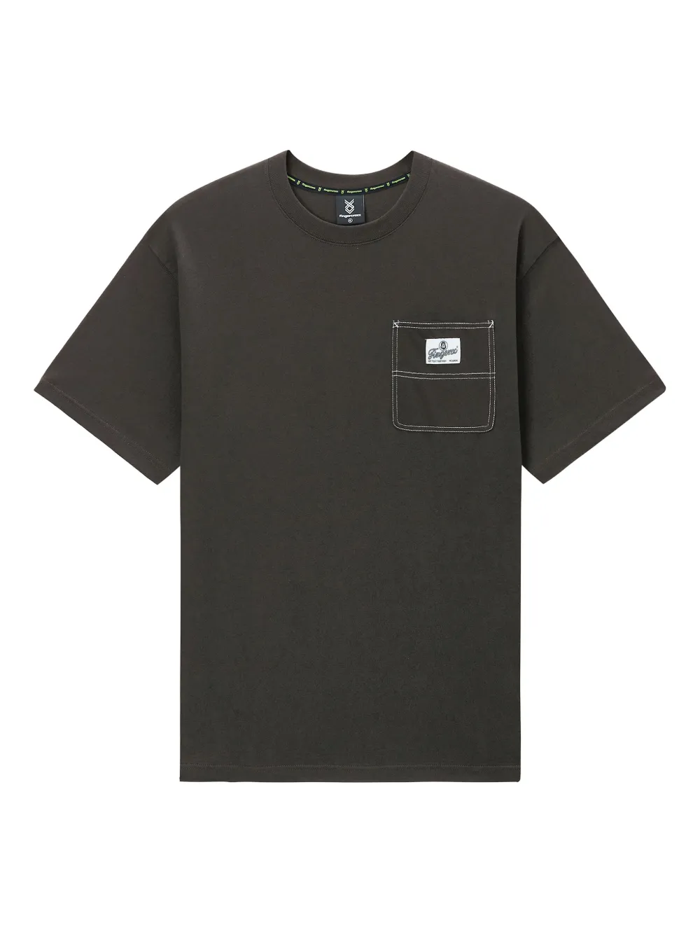 FINGERCROXX pocket-detail T-shirt | Grey | Image 1