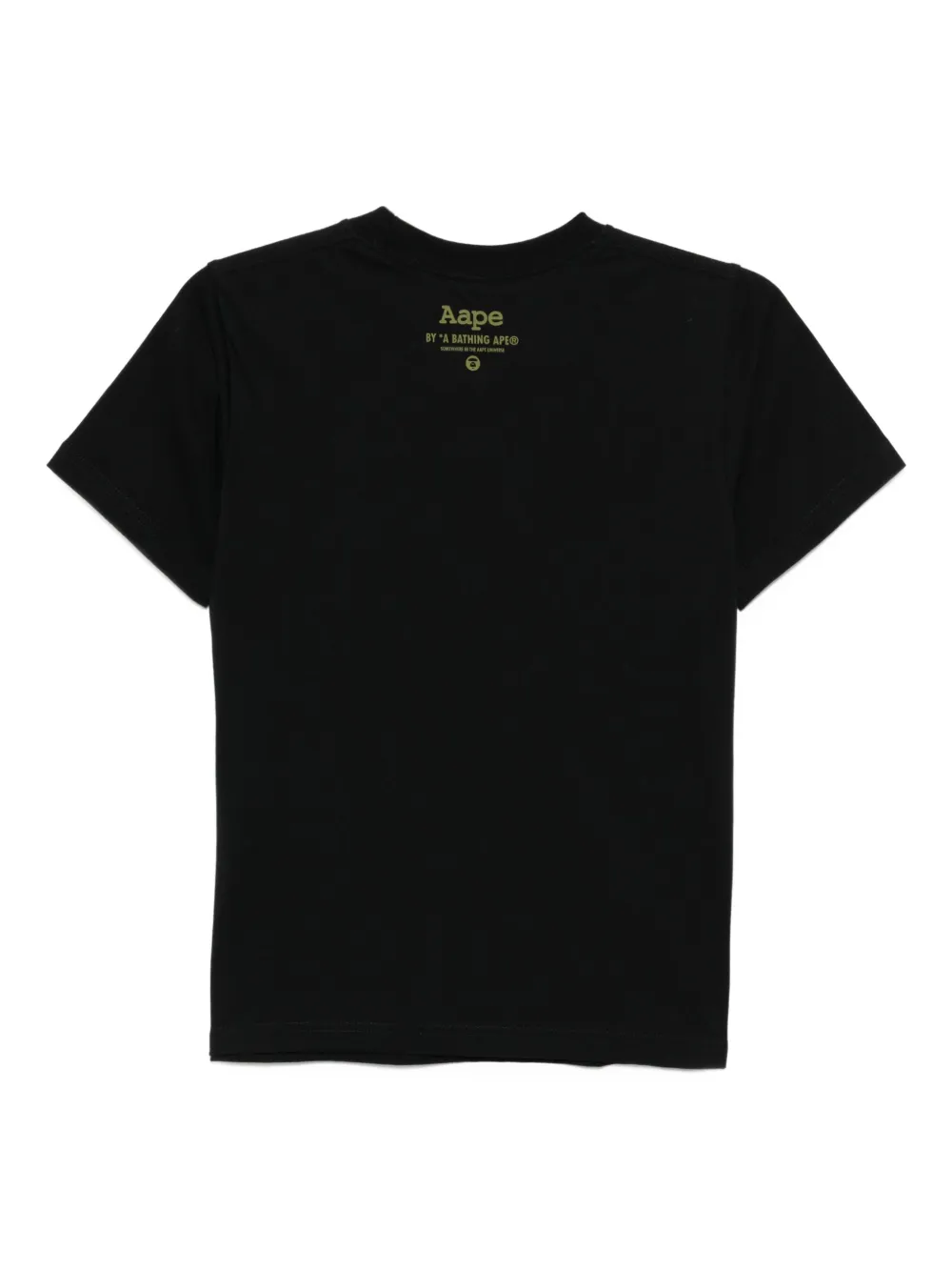 AAPE BY *A BATHING APE T-shirt met grafische print Zwart