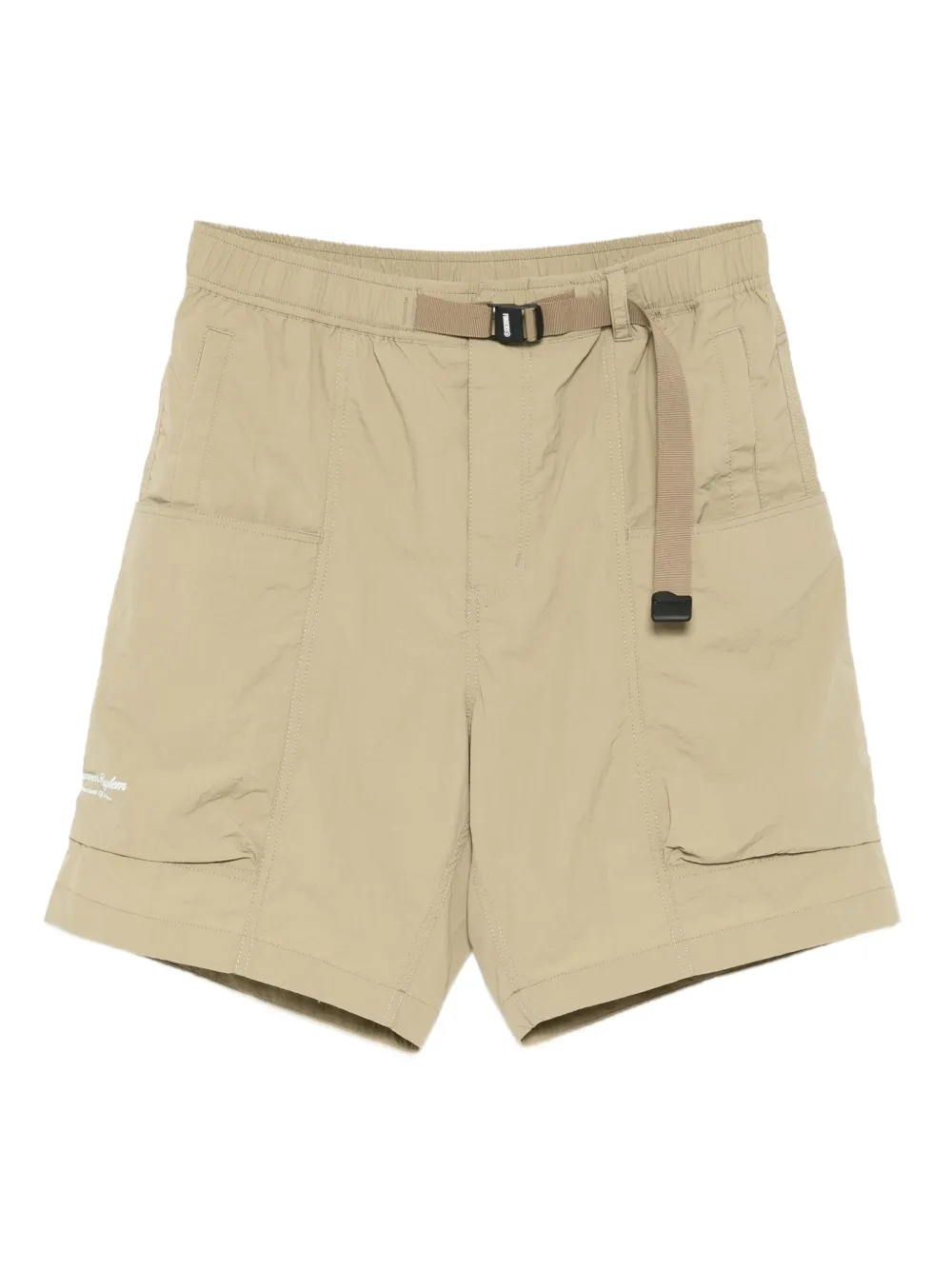 FINGERCROXX slogan-print shorts | Neutrals | Image 1