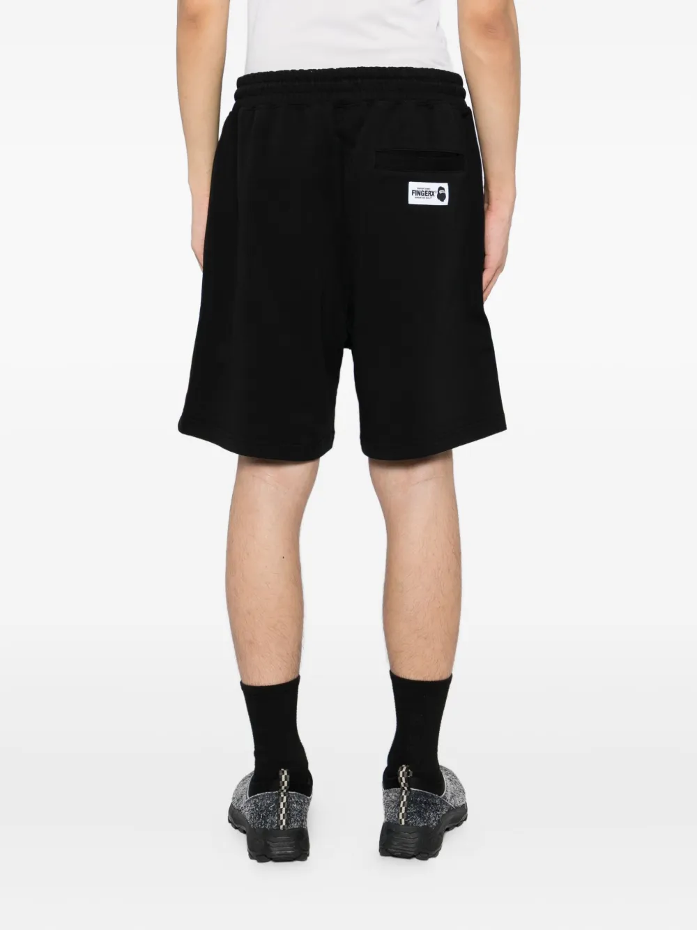 Fingercroxx Cotton Shorts In Black