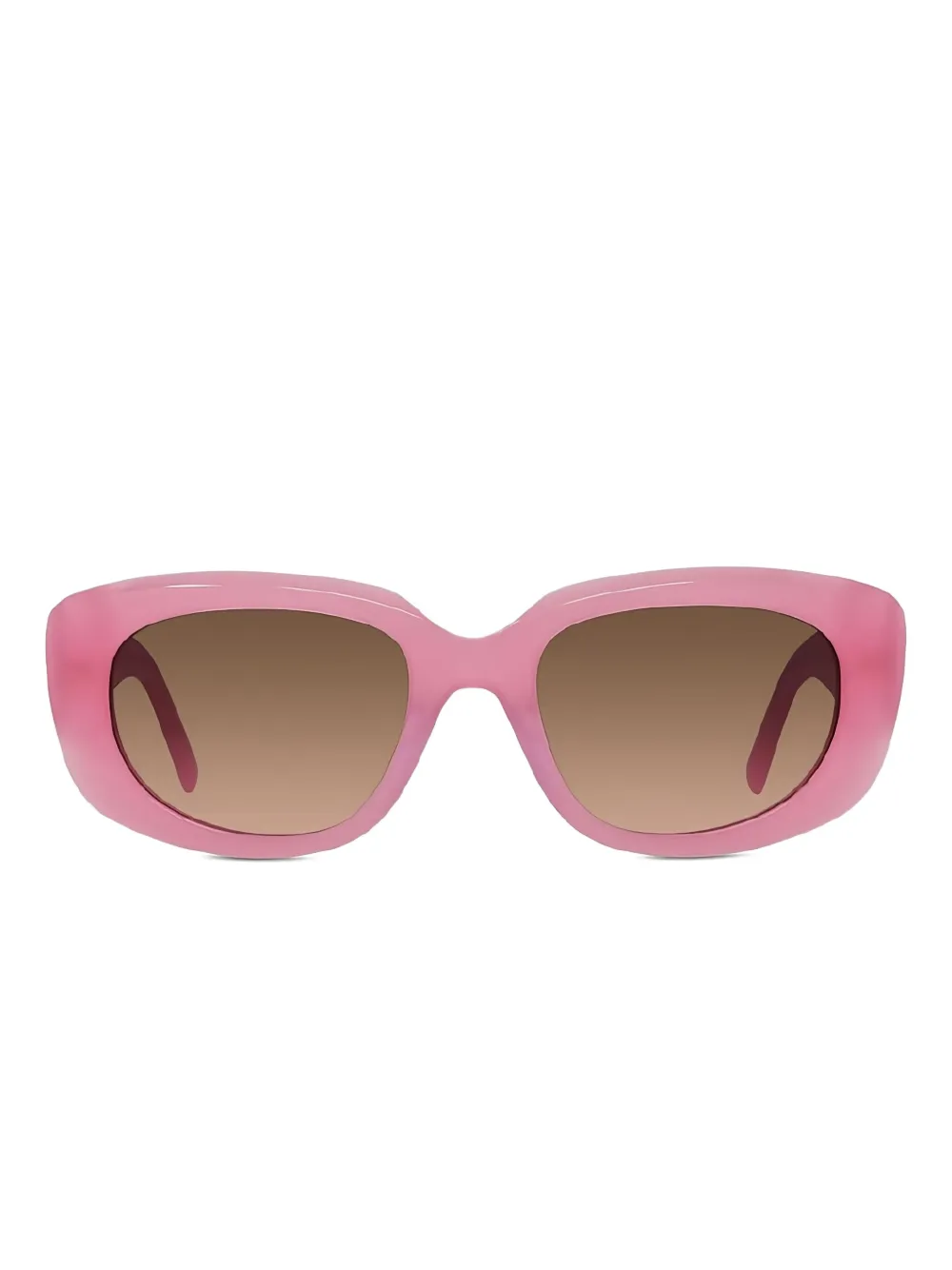 Givenchy Oval-frame Sunglasses In Pink