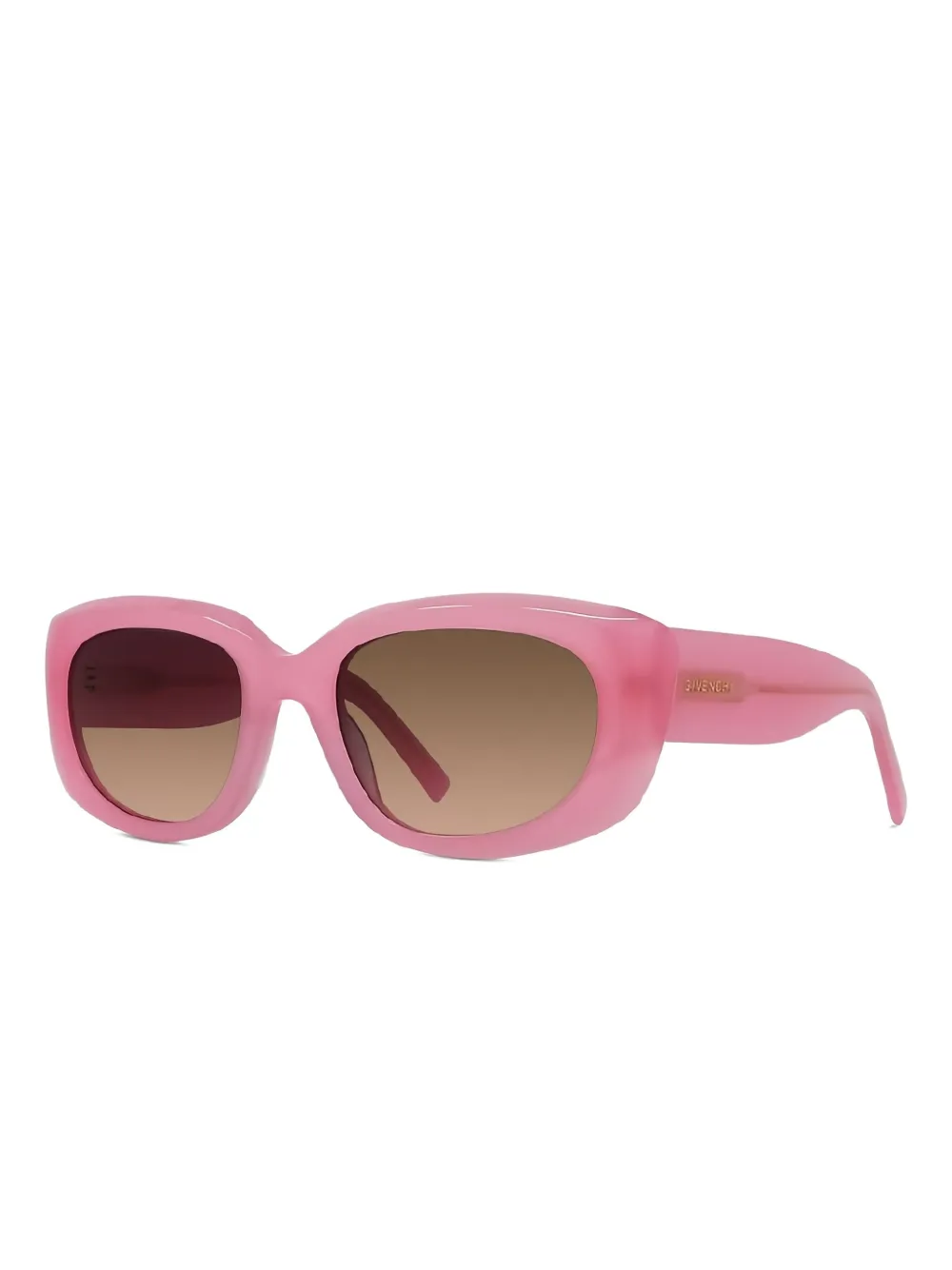 Givenchy Eyewear Zonnebril met ovalen montuur - Roze
