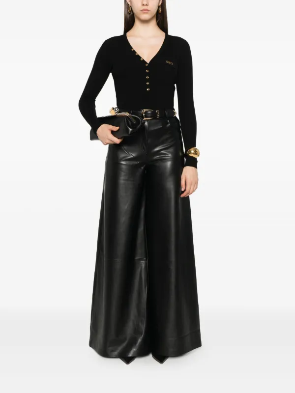 Elisabetta Franchi ロングスリーブ トップ | ブラック