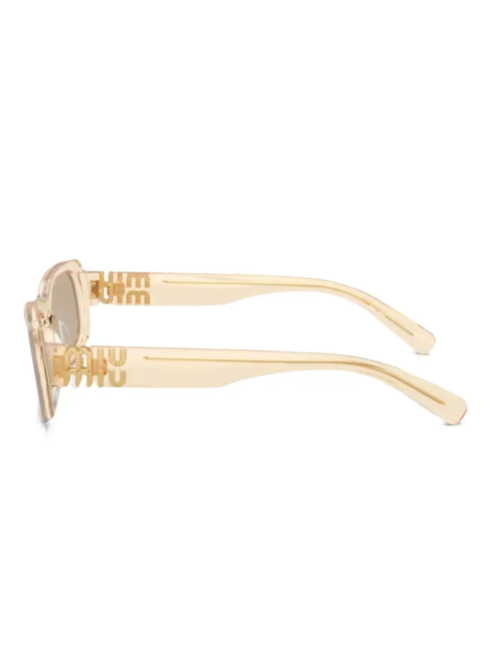 Miu Eyewear 08ZS rectangle-frame sunglasses Goud
