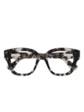 Cartier Eyewear CT0566O tortoiseshell-patterned glasses - Black