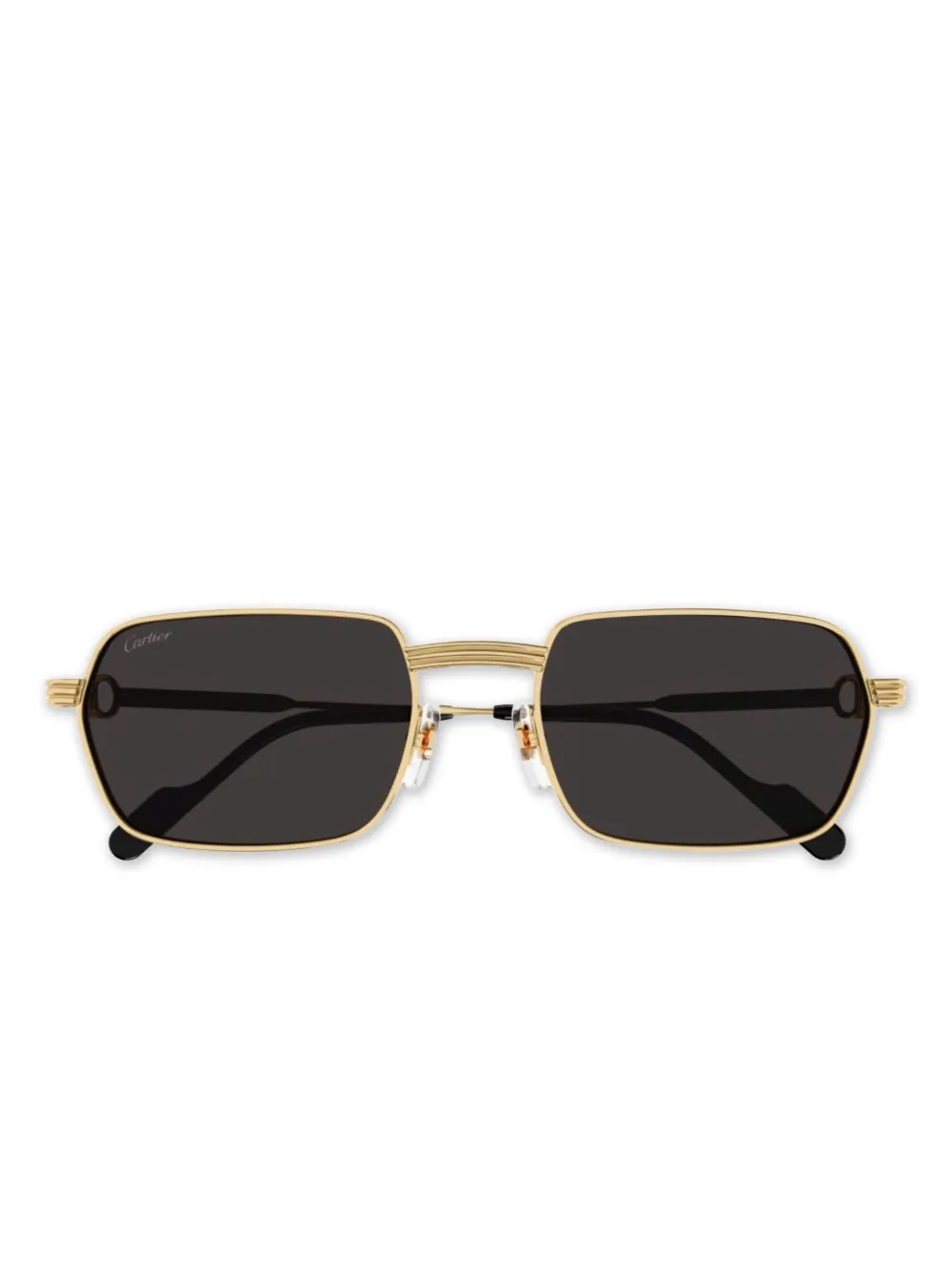 Cartier Eyewear square-frame sunglasses - ゴールドトーン Cartier Eyewear square-frame sunglasses - ゴールドトーン