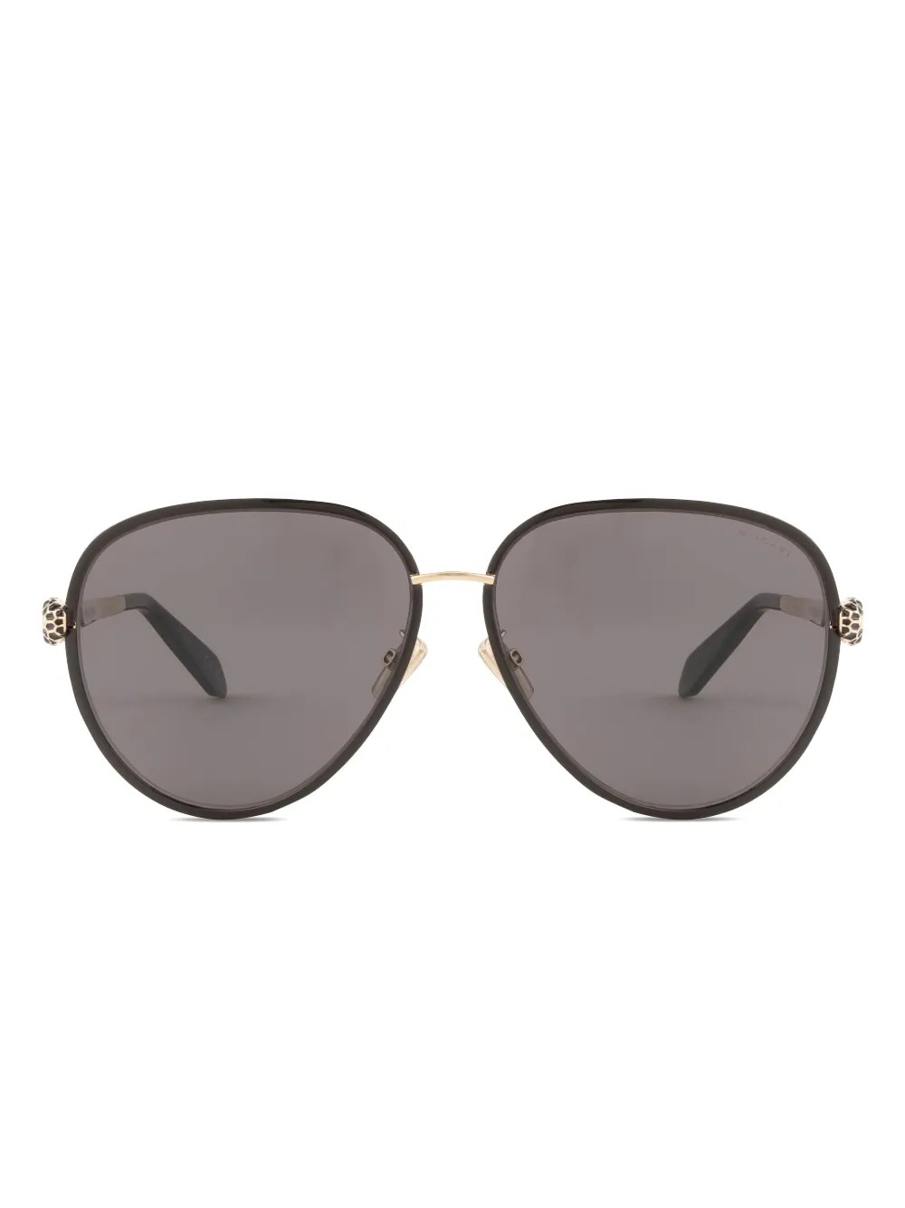 Bvlgari Serpenti pilot-frame sunglasses - Gold