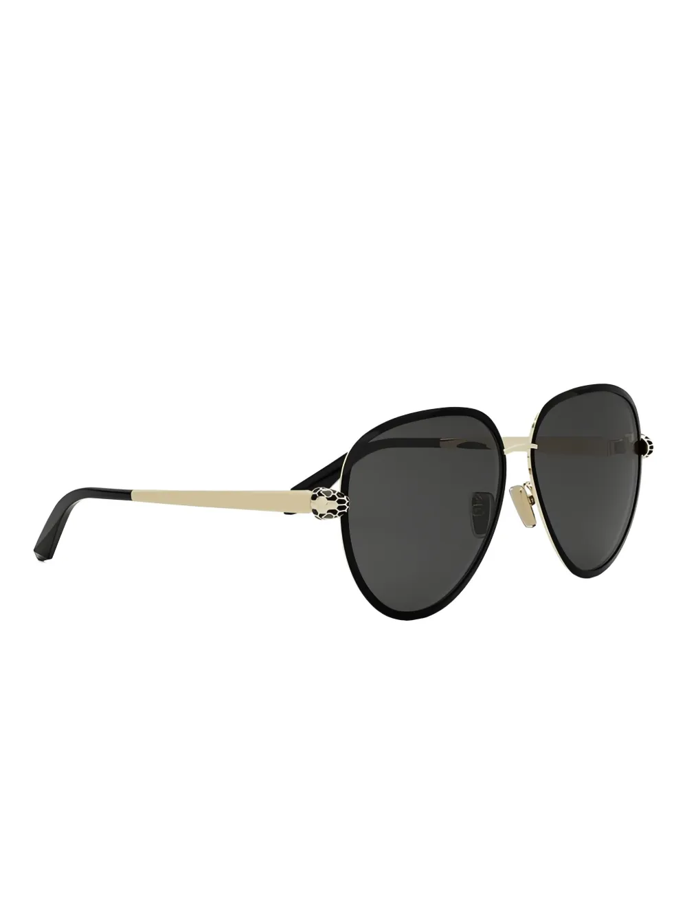 Bvlgari oval sunglasses - Goud