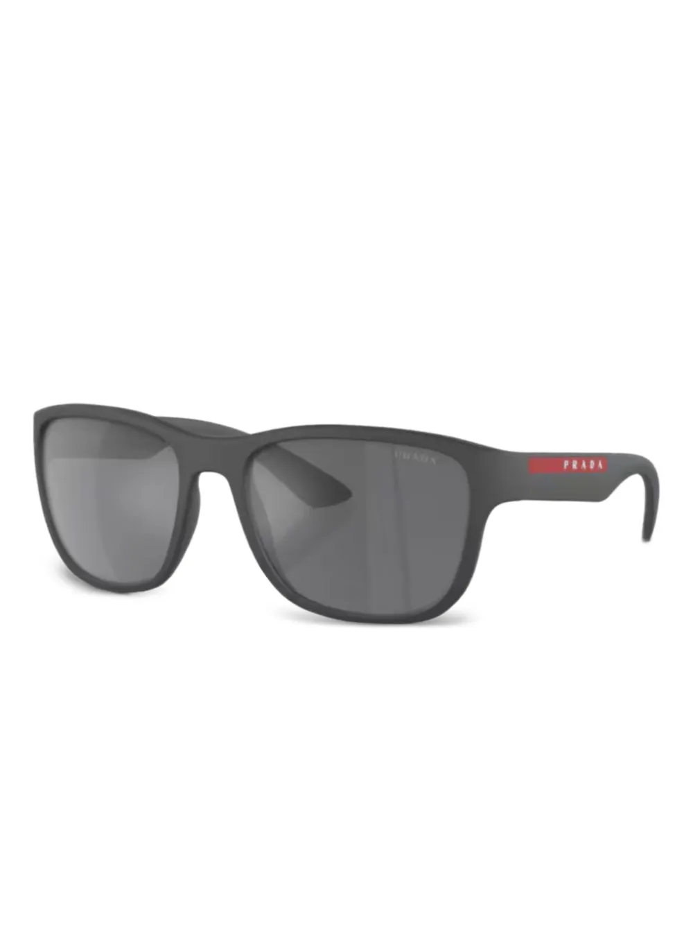 Prada Linea Rossa PS01US rectangle-frame sunglasses - グレー Prada Linea Rossa PS01US rectangle-frame sunglasses - グレー