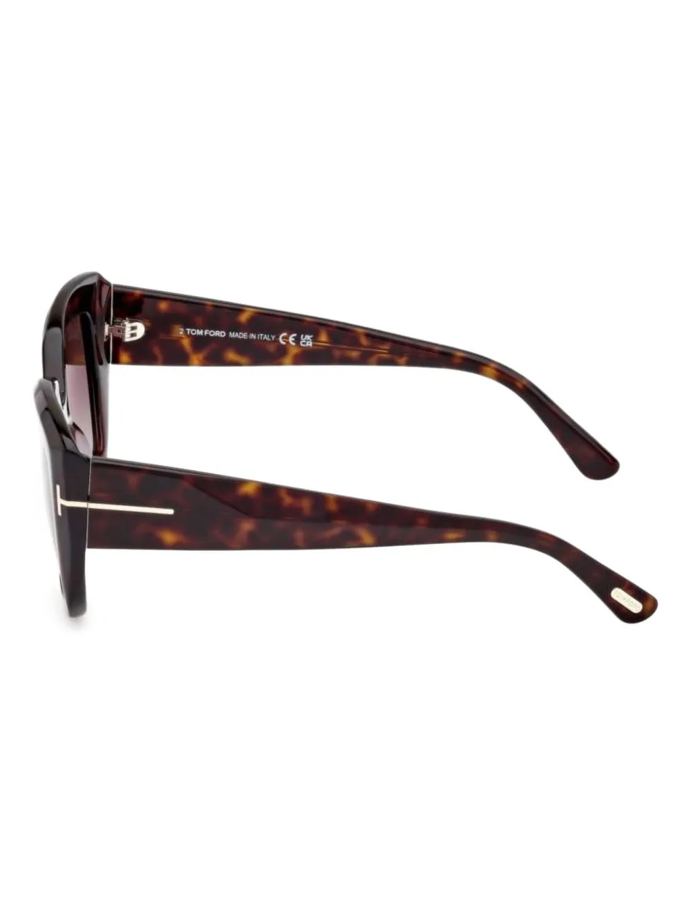 TOM FORD Eyewear tortoiseshell square sunglasses Bruin