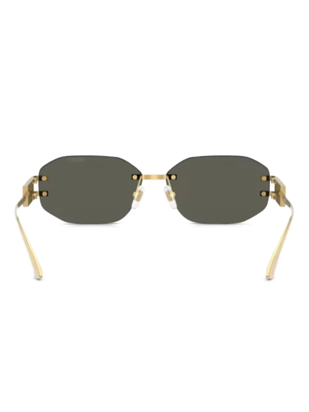 Versace Eyewear geometric-frame sunglasses Goud